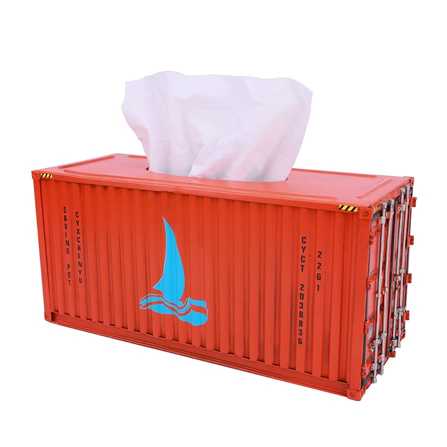 Amazon.co.jp: 鉄容器 ティッシュボックスカバー ハンドメイド